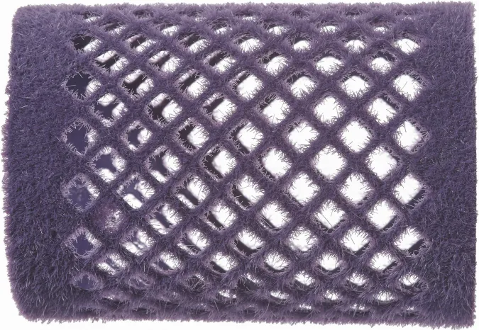 Samettirullat 12kpl violetti Ø 45 mm
