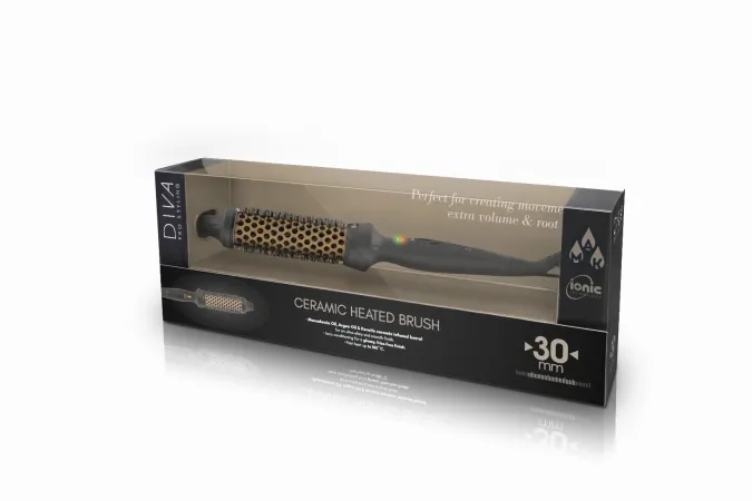 Ceramic Hot Brush lämpökiharrin 30mm
