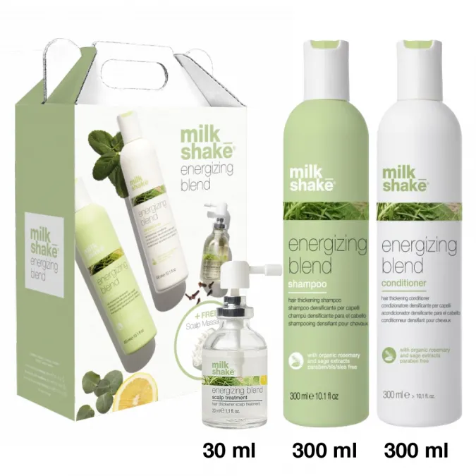Energizing lahjapakkaus 2x300ml+30ml+hierontaharja