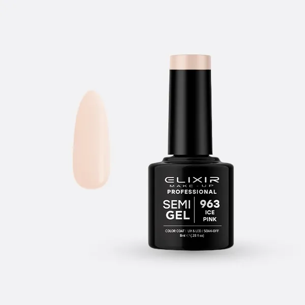 Semi Gel -  #963 (Ice Pink) 8 ml