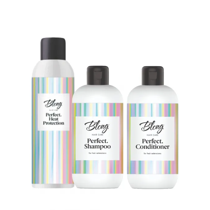 Lahjapakkaus pitkille hiuksille 2x300ml+200ml