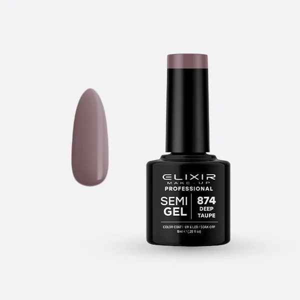 Semi Gel -  #874 (Deep Taupe) 8 ml