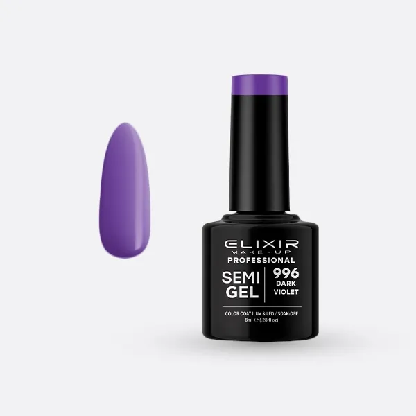 Semi Gel - #996 (Dark Violet) 8 ml