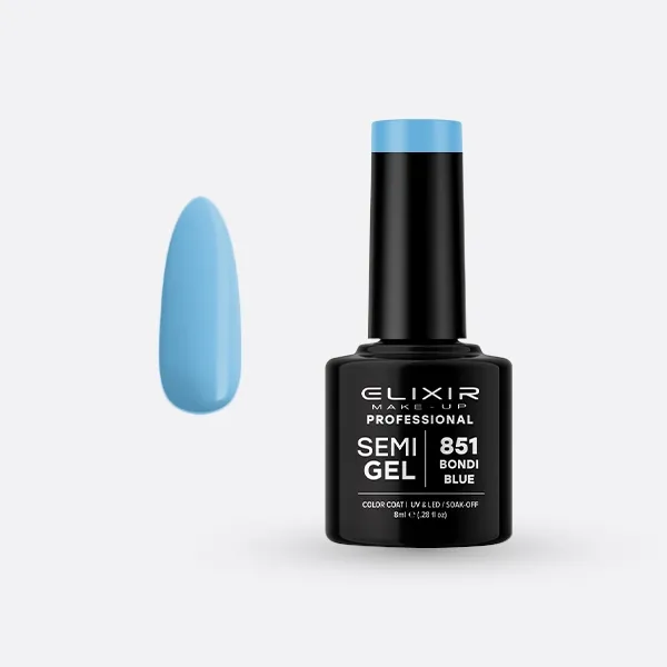 Semi Gel -  #851 (Bondi Blue) 8 ml