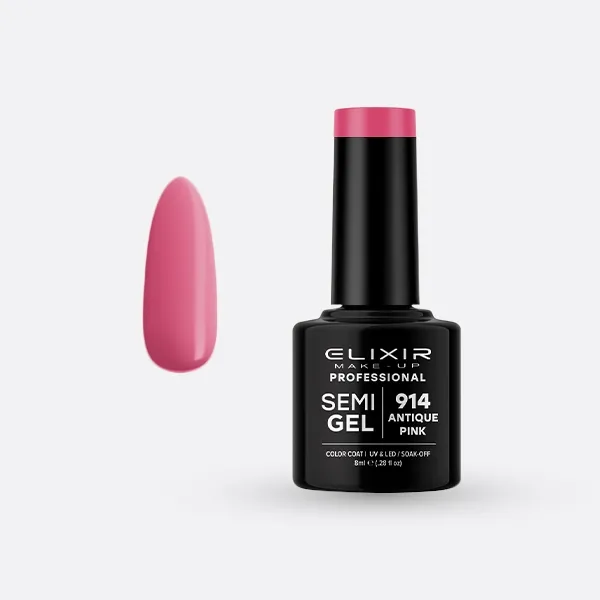 Semi Gel -  #914 (Antique Pink) 8 ml