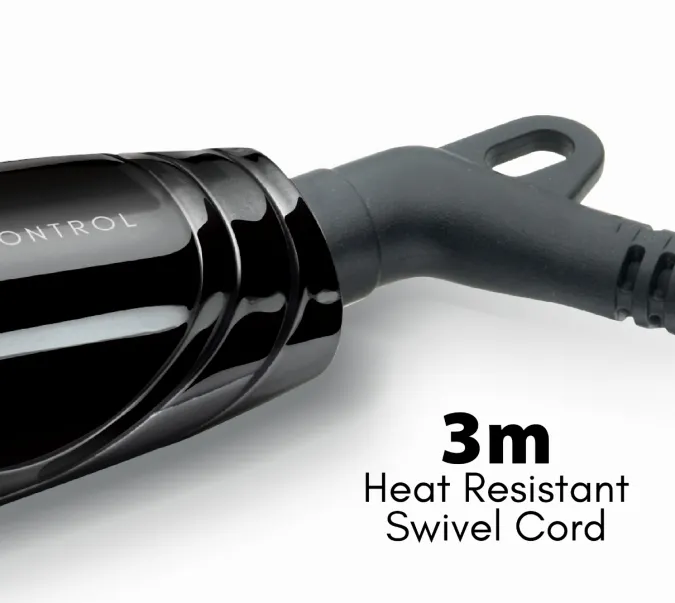 Ultra Fast Titanium Styler, piano black