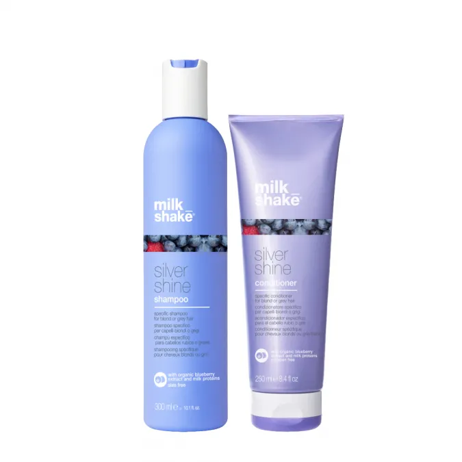Silver Shine lahjapakkaus vaaleille hiuksille 300ml+250ml