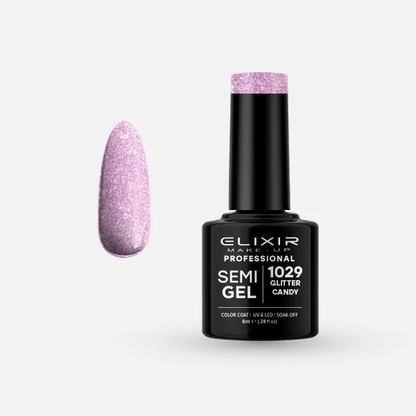 Semi Gel #1029 (Glitter Candy) 8 ml