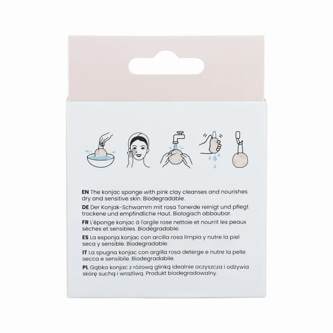 Konjac pesusieni pinkki
