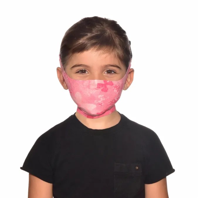 Kangasmaski suodattimella Nympha Pink KIDS