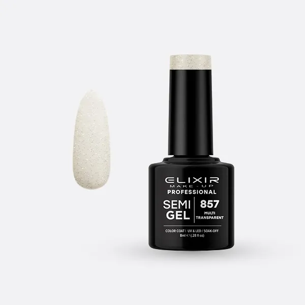 Semi Gel -  #857 (Multi Transparent) 8 ml
