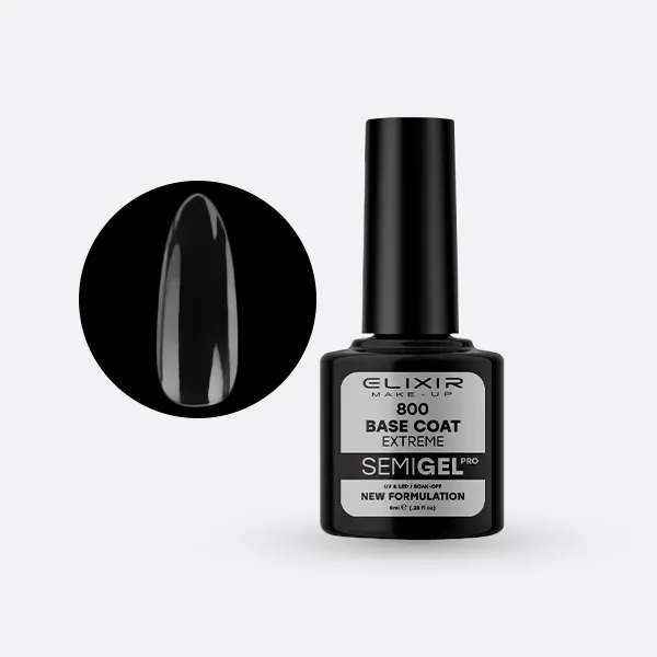 Semi Gel -  #800 (Base Coat, väritön) 8 ml