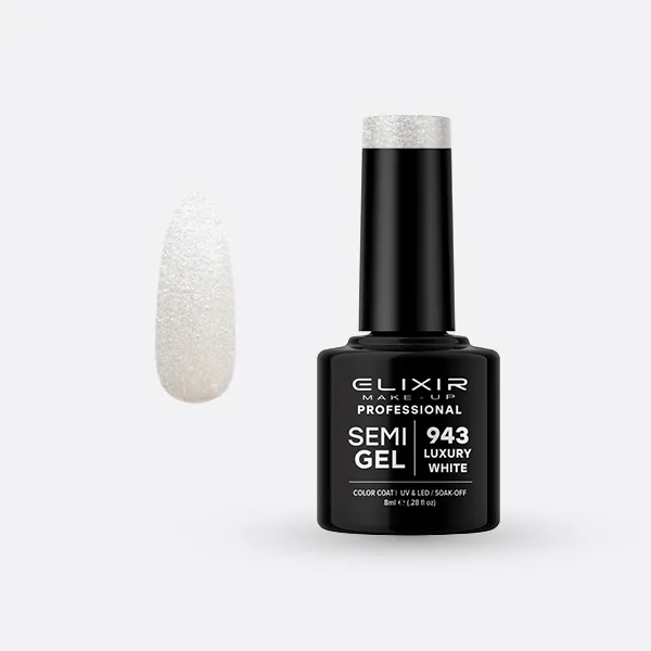 Semi Gel -  #943 (Luxury White) 8 ml