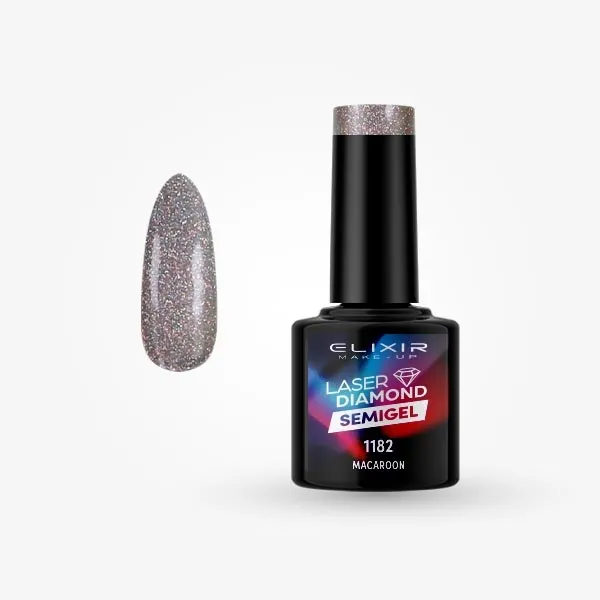 Semi Gel Laser  Diamond  #1182(Macaroon) 8 ml