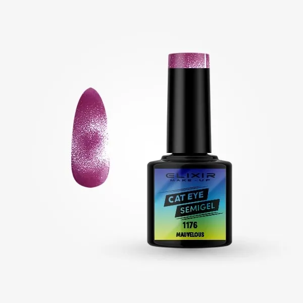 Semi Gel Cat Eye  #1176  (Mauvelous) 8 ml