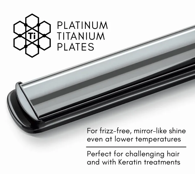 Ultra Fast Titanium Styler, piano black