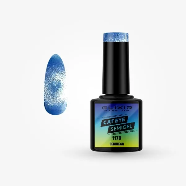 Semi Gel Cat Eye  #1179  (Cerulean) 8 ml