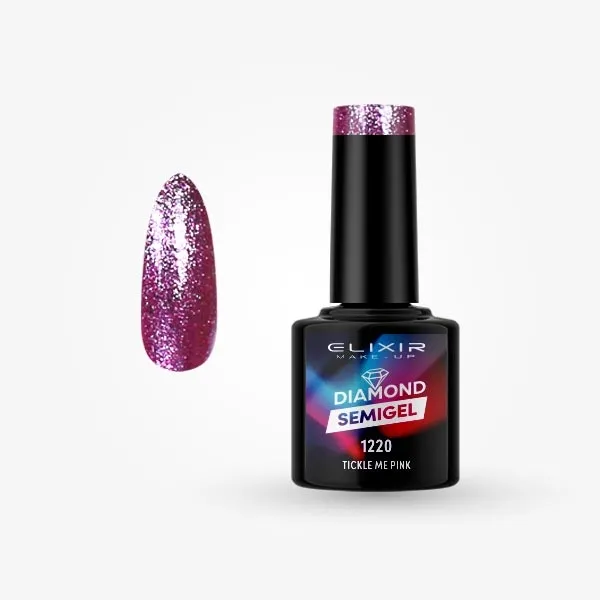 Semi Gel Diamond  #1220 (Tickle Me Pink) 8 ml