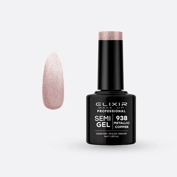 Semi Gel -  #938 (Metallic Copper) 8 ml