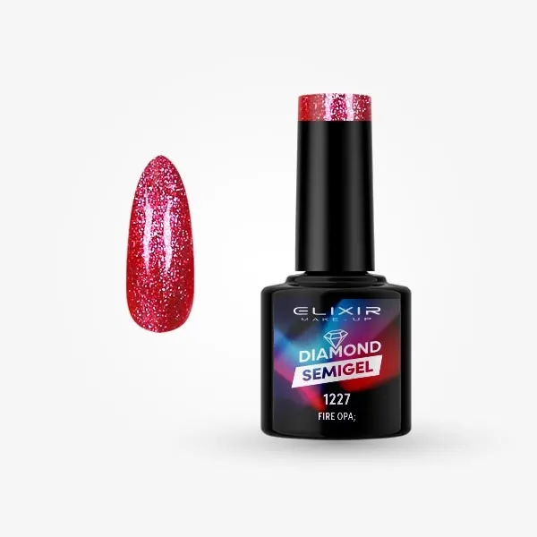 Semi Gel Diamond  #1227 (Fire Opal) 8 ml