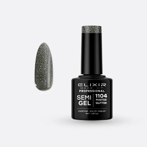 Semi Gel -  #1104 (Master Glitter) 8 ml