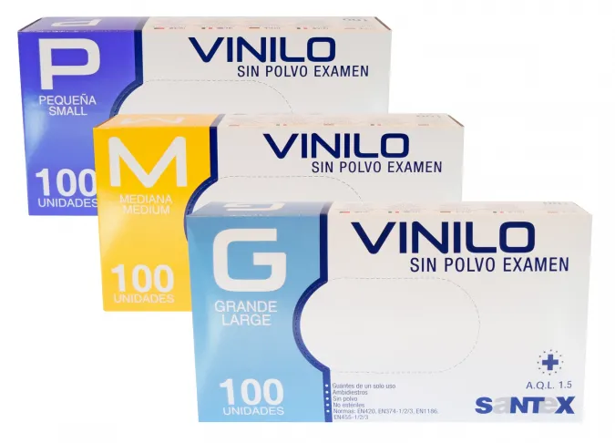 Vinyylikäsineet puuteriton 100kpl