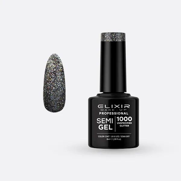 Semi Gel-#1000 (Unspecified Glitter) 8 ml