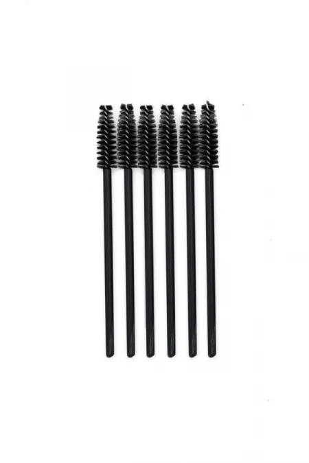 Professional Eyebrow & Eyelash Brushes - # 595 (Set of 6 pieces)