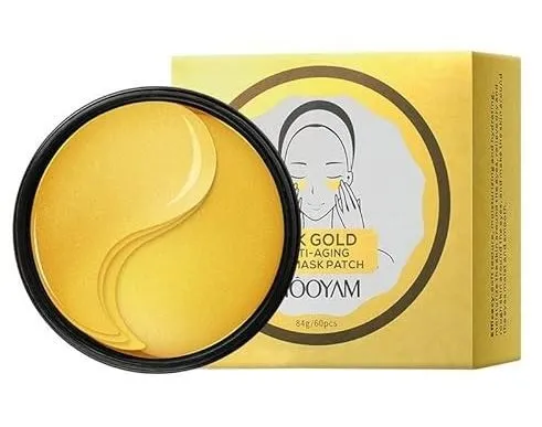24K Gold Foil Hydrogeeli silmänaamiolaput 60kpl