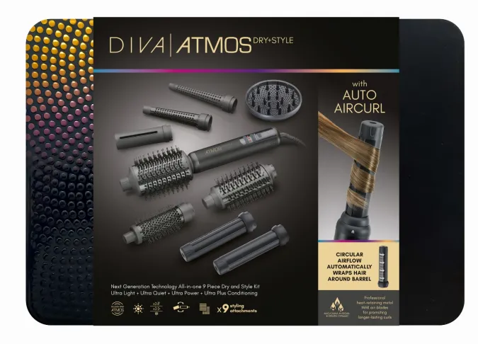 Atmos Dry+Style with Auto Air Curl ilmakiharrin