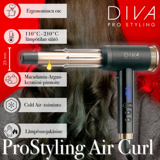 Air Curl kiharrin 25mm